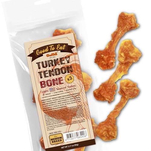 Turkey Tendons for Dogs (3.17 Ounce (Pack of 1))