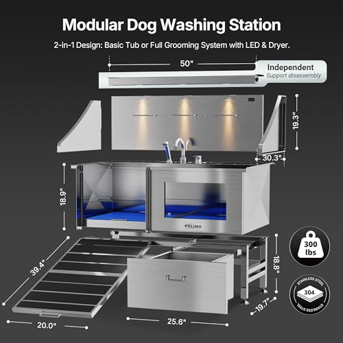 LED Dog Washing Station (50")