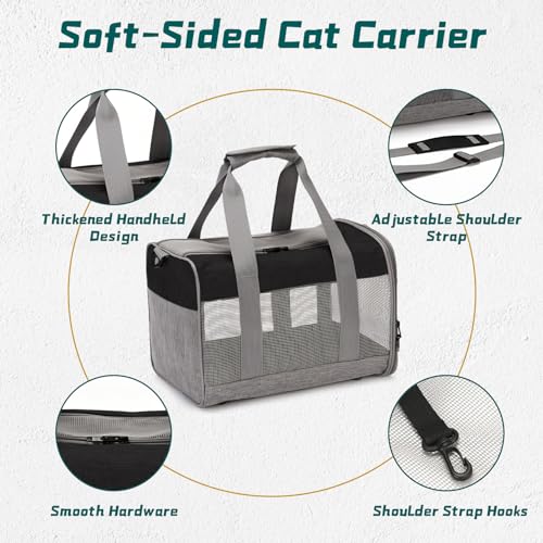 Bunny Carrier for Travel Camping Outdoor (Black & Gray)
