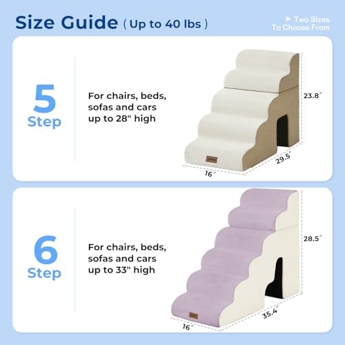 Dog Ramp for High Beds with Tunnel