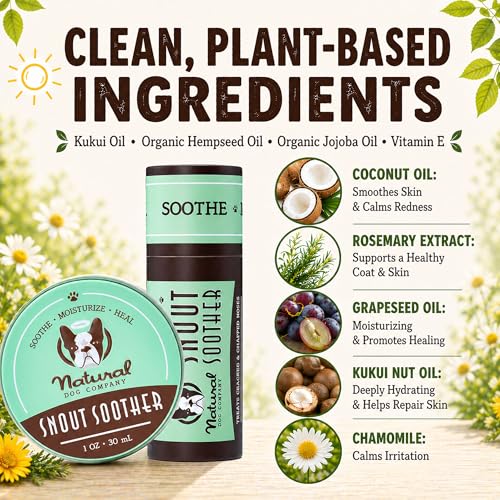 Snout Soother Dog Nose Balm (Tin - 1 oz.)