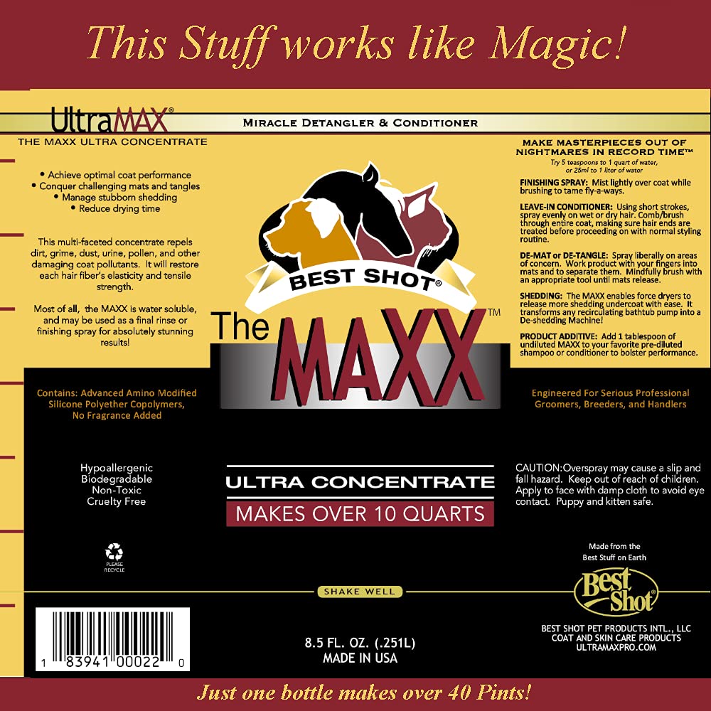 The MAXX Ultra Concentrate Miracle Detangler and Conditioner (8.5 oz.)