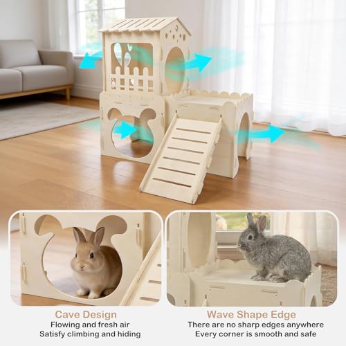 Extra Large Rabbit Castle (Extra Large-3House)