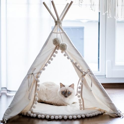 Pet Teepee Bed for Dogs and Cats (Medium)