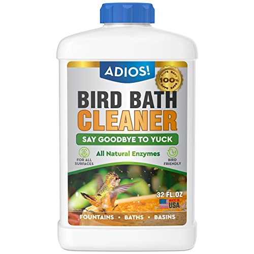 Bird Bath Cleaner Safe for Birds (32oz)