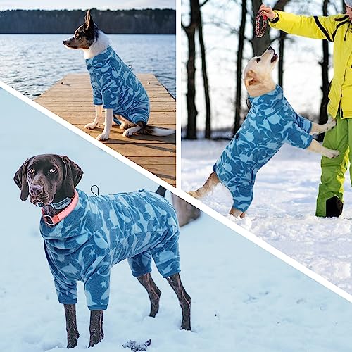 Pajamas for Dogs Large (2XL / Blue-shark)