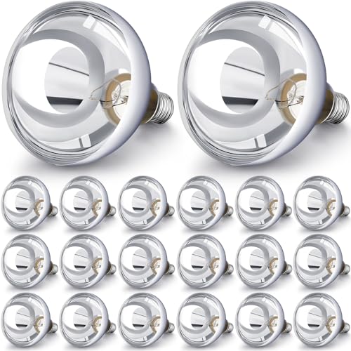 20 Pack Heat Lamp Bulbs 250 Watt (Silver)