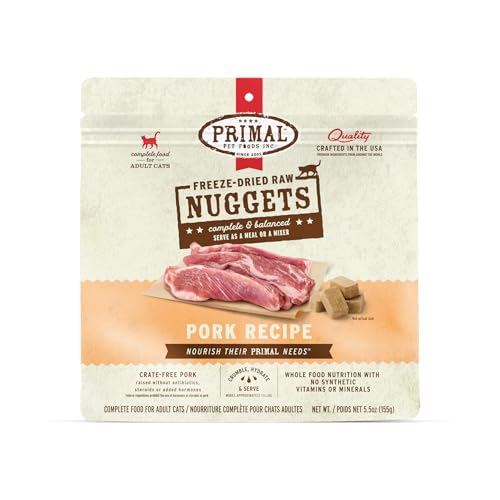 Primal Freeze Dried Raw Cat Food Nuggets (5.5 Ounce (Pack of 1))