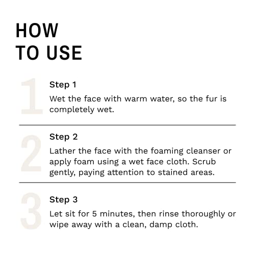 Tear Stain Facial Cleanser for Dogs and Cats. Washes Away Crusty Eye Debris (128 fl. oz.)