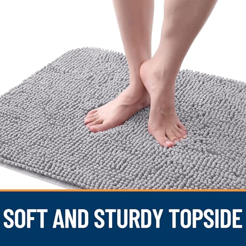 Dog Door Mat for Muddy Paws 47x17 (Light Grey / 47" X 17")