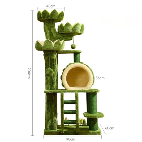 cat Climbing Frame Lotus Shaped Cat Climbing Frame Large Cat Tree Toy Multi