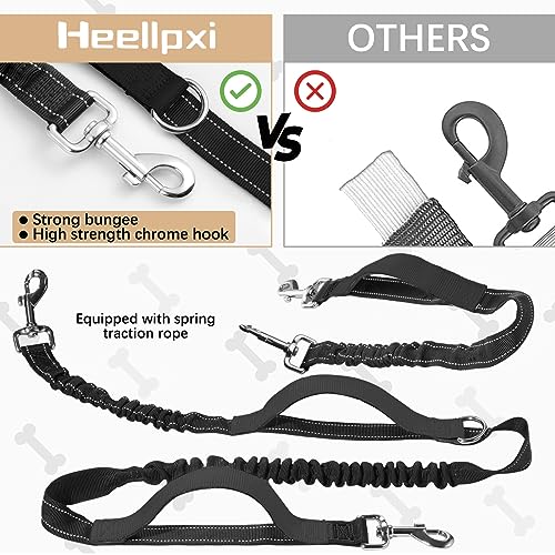 Dog Leash with Waist Belt (Black)