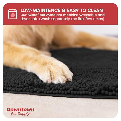 Dog Mud Mat 31" x 20" Black (31" x 20" / Black)