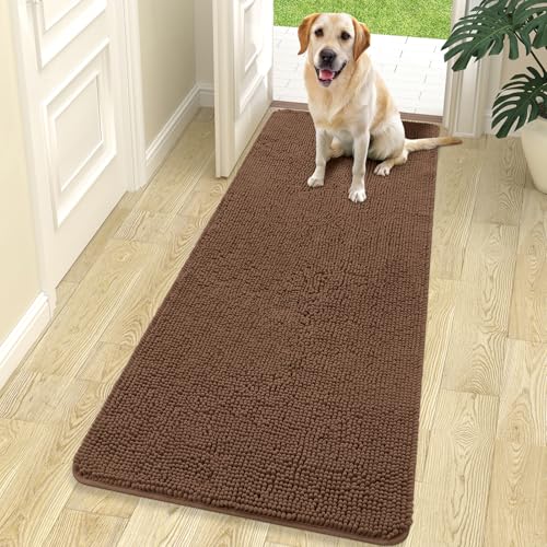 Dog Door Mat for Muddy Paws 70x24 (Mocha / 70" X 24")