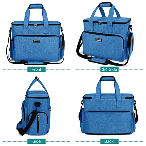 Dog Travel Bag (Blue / Large)
