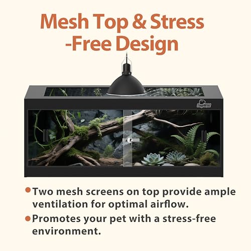 20 Gallon PVC Reptile Enclosure (30"W x 12"D x 12"H)