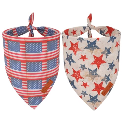 American Flag Dog Bandana (X-Large / Flag)