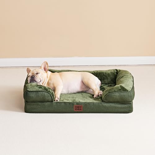 Orthopedic Extra Large Dog Bed (Dark Green / 44.0"l X 32.0"w X 6.5"th)