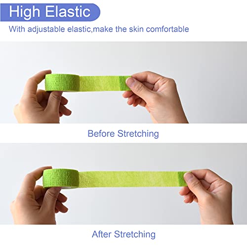 2 Inches Self Adhesive Bandage Wrap (1 Inch / Grass Green)