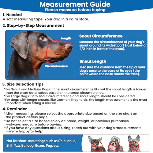 Soft Basket Silicone Muzzle for Large Dog to Prevent Biting (Blue / 5 (Snout: 12.25“-13.75”))