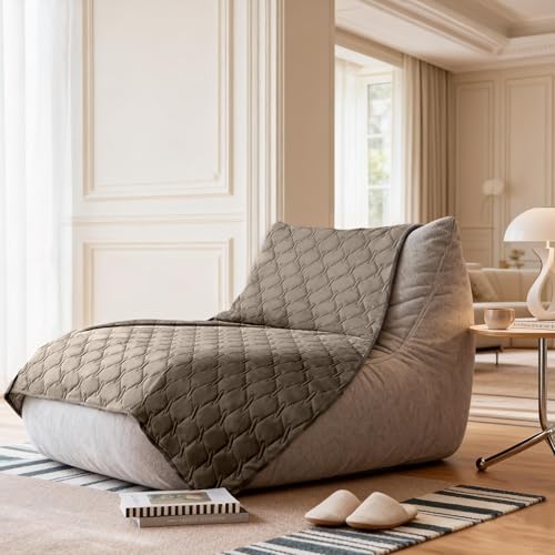 Waterproof Pet Blanket for Bed (52x82 Inch (Pack of 1) / Dark Walnut/Light Walnut)
