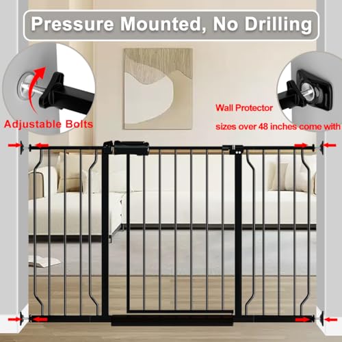 62 67 Inch Extra Wide Baby Gate Easy Walk (Gate: 62-67 Inch)