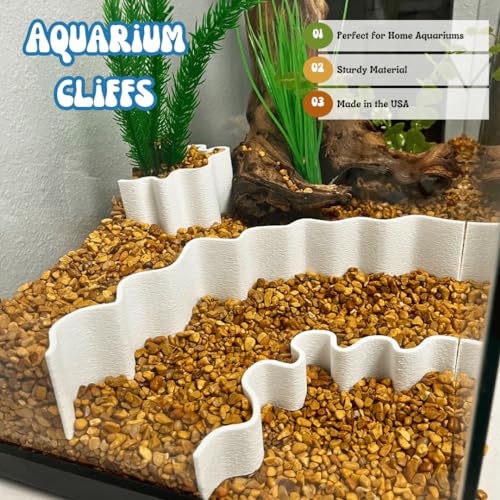 REEFSHAPE Aquarium or Terrarium Substrate Cliffs Combo Pack (Cliff Combo, White)