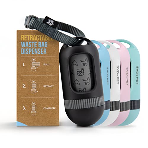 Dog Poop Bag Dispenser (1-Pack -Black)