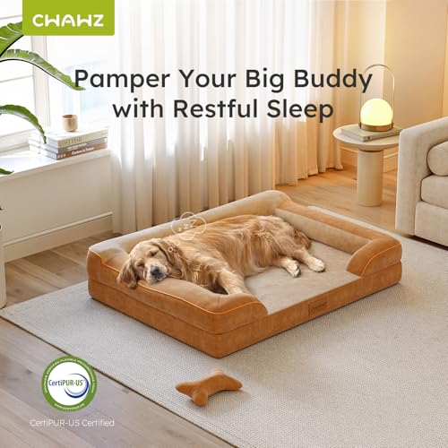 Extra Large Dog Bed (Brown / X-Large(42"L x 30"W x 9.5"Th))