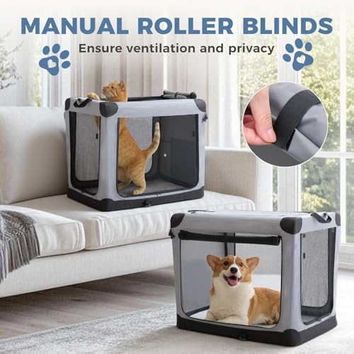 Soft Dog Crate 30 Inch (Grey / 36 Inch)