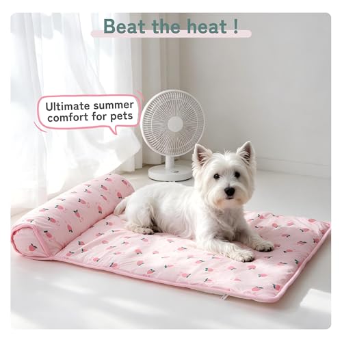 Cooling Dog Bed (Small / Pink)