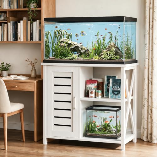 20 29 Gallon Fish Tank Stand (White / 20-29 Gallon)