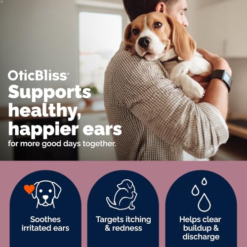 Oticbliss Medicated Ear Drops for Dogs & Cats