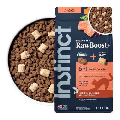 RawBoost Dry Cat Food + Freeze Dried (4.5 Pound (Pack of 1))
