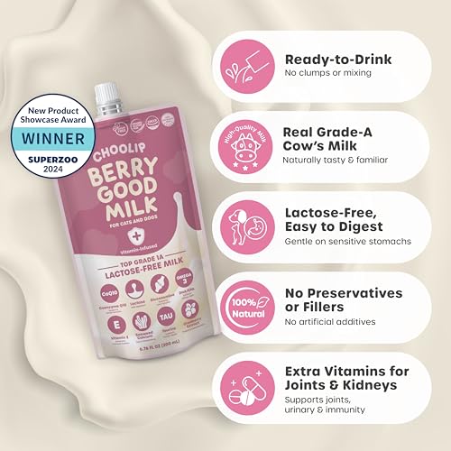 Berry Good Milk for Cats & Dogs (6.76 Fl Oz (Pack of 10))