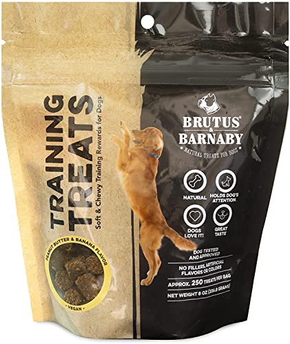 Natural Peanut Butter & Banana Dog Training Treats (1 Pound (Pack of 1))