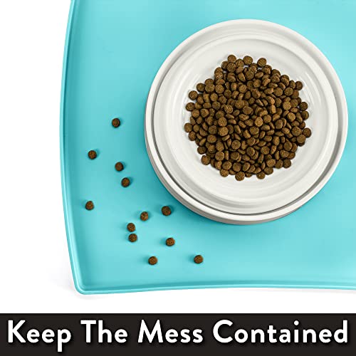 Premium Cat Food Mat (L: 24" x 14" / Aruba)