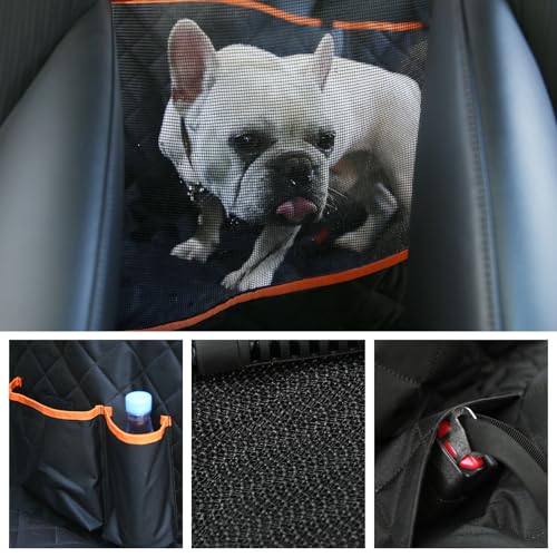 Dog Car Seat Cover for Back Seat (Hammock - Viewing Window)