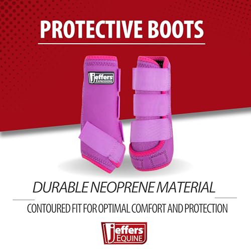 Expression Neon Horse Boots 1 Pair (Purple/Pink / Medium)