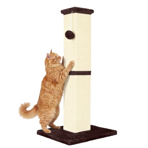 Cat Scratching Post for Indoor Cat (Beige)