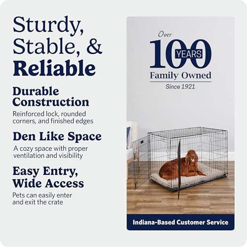Midwest 42 Inch Double Door iCrate (Black - Double Door)
