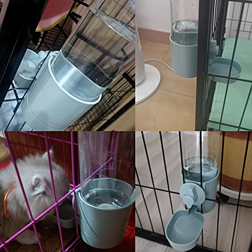 Rabbit Water Bottle 17 OZ Bunny Hanging Water Fountain Automatic Guinea Pig Water Dispenser No Leak Drinking Feeder for Bunny Chinchilla Hamsters Cat Dog Small Animals