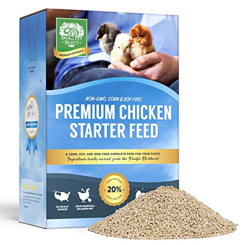 Chicken Starter Feed (20 Pound (Pack of 1) / Green)