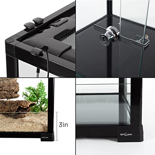 REPTIZOO 84 Gallon Large Reptile Terrarium Extra (60" x 18" x 18")