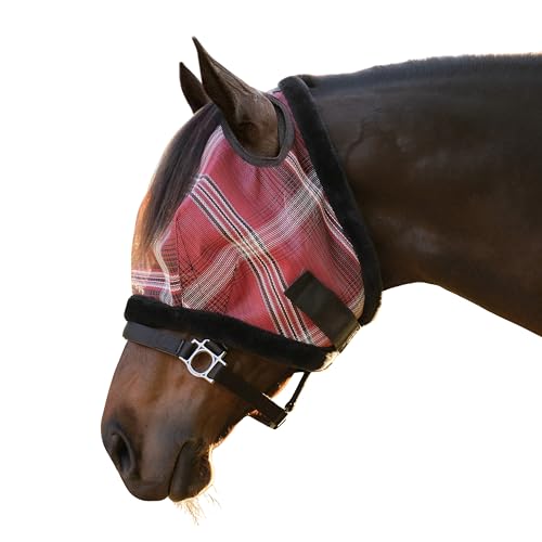 Horse Fly MASK with Fleece Trim (Black)