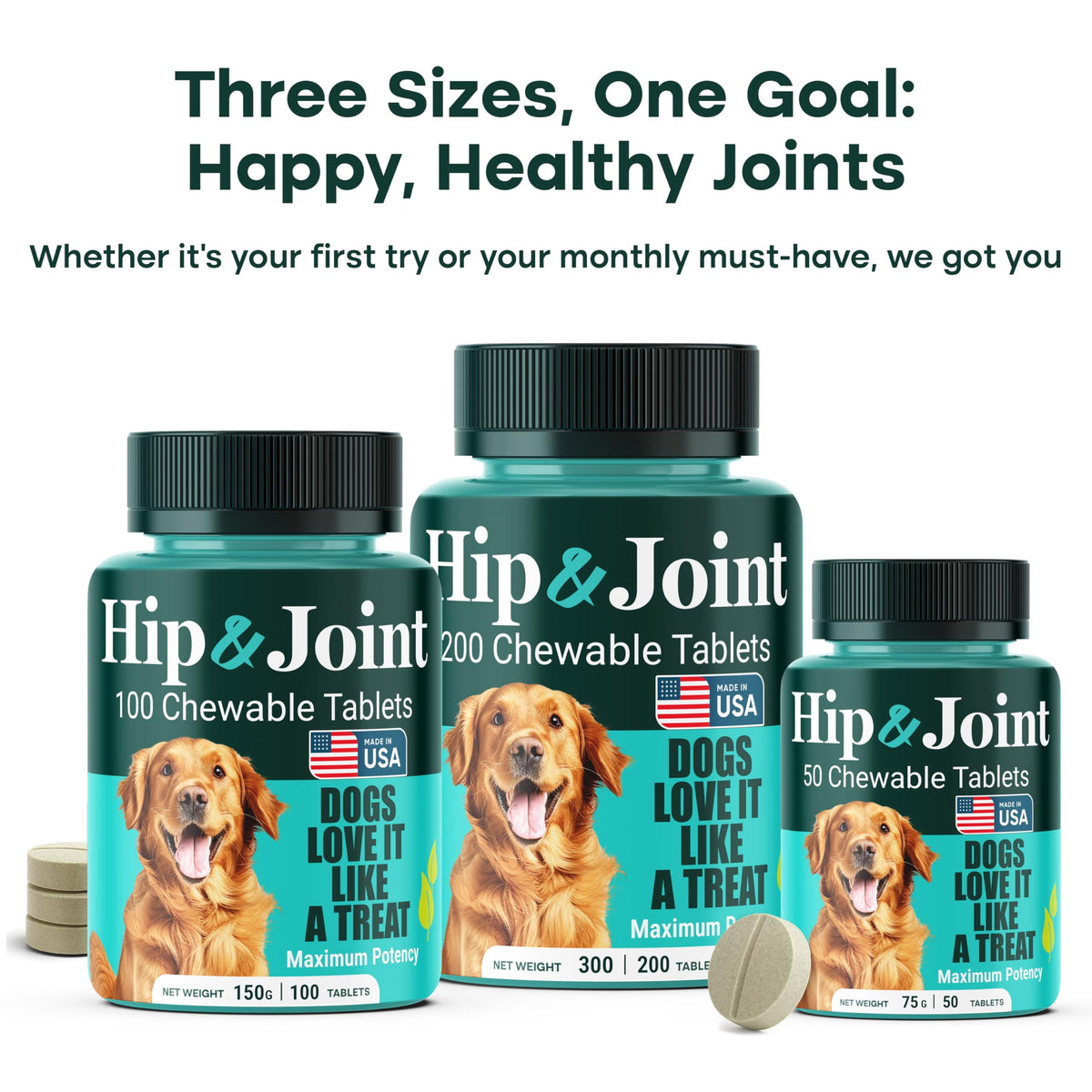 Joint Supplement for Dogs (50 Count)