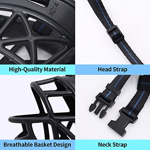 Dog Muzzle Breathable Basket Muzzles for Small (Size3-10/4in)