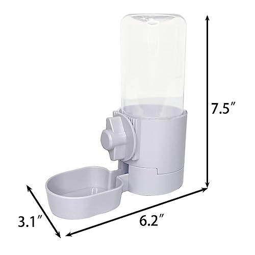 Rabbit Water Bottle 17 OZ Bunny Hanging Water Fountain Automatic Guinea Pig Water Dispenser No Leak Drinking Feeder for Bunny Chinchilla Hamsters Cat Dog Small Animals