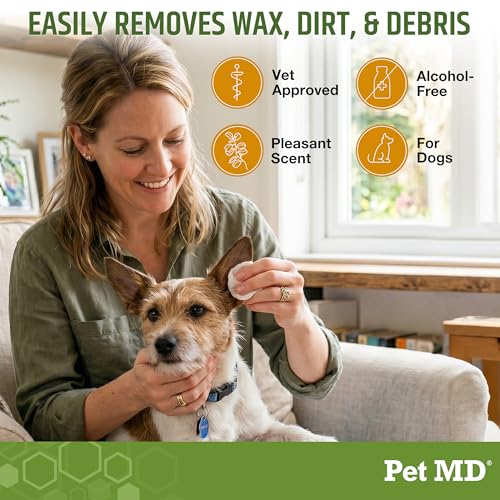 Dog Ear Cleaning Wipes (100 regular wipes)