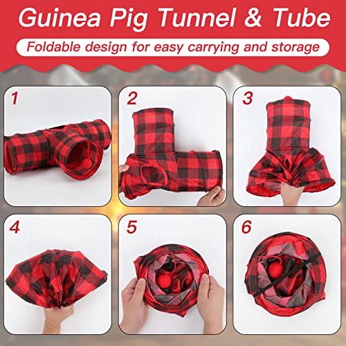 Guinea Pig Tunnel Hideout 3 (Red)